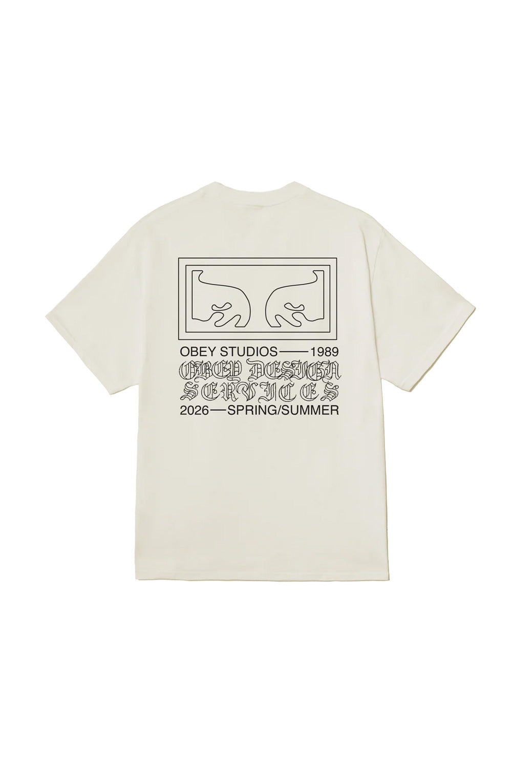 Obey Design Services T-Shirt Vintage White - BONKERS