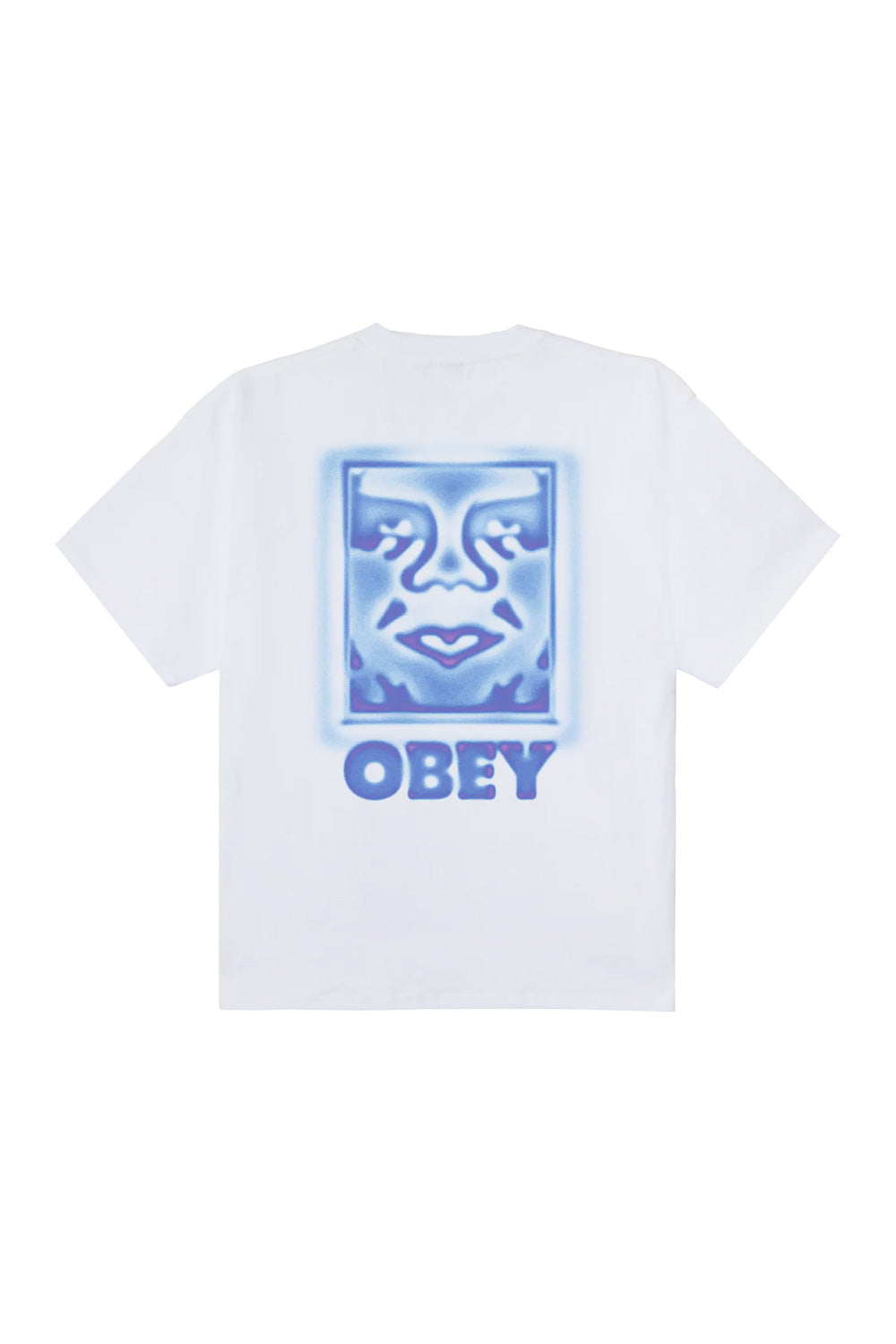 Obey Heat Map Icon Heavyweight T-Shirt White - BONKERS