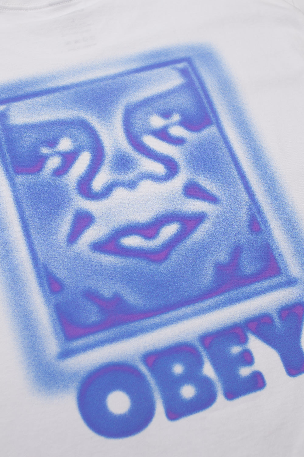 Obey Heat Map Icon Heavyweight T-Shirt White - BONKERS