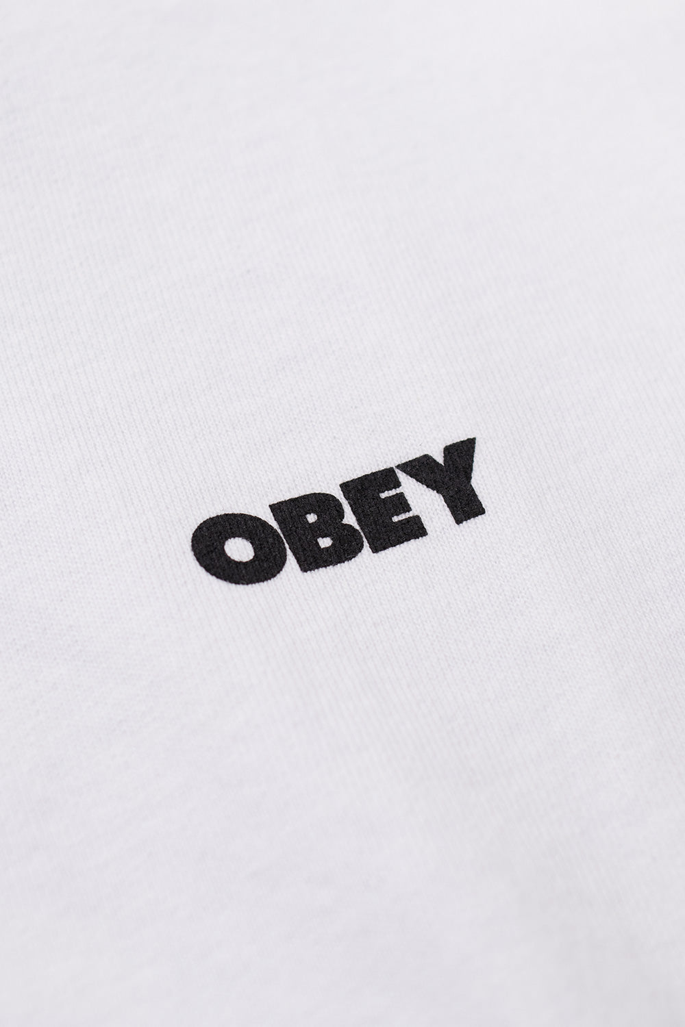 Obey Heat Map Icon Heavyweight T-Shirt White - BONKERS