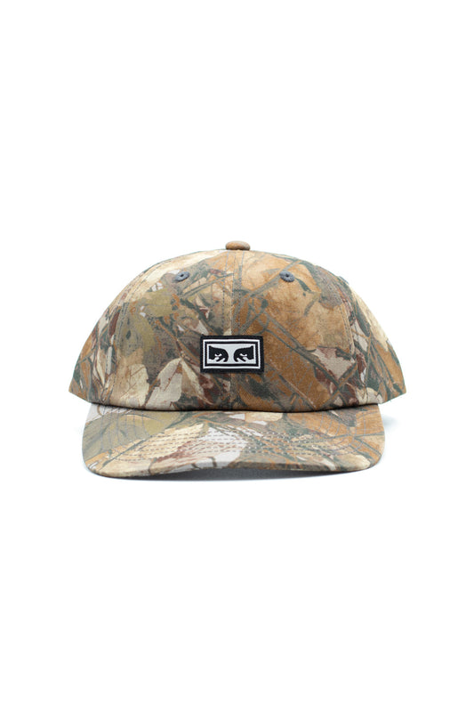Obey Icon Eyes Pigment 6 Panel Cap Fence Camo - BONKERS