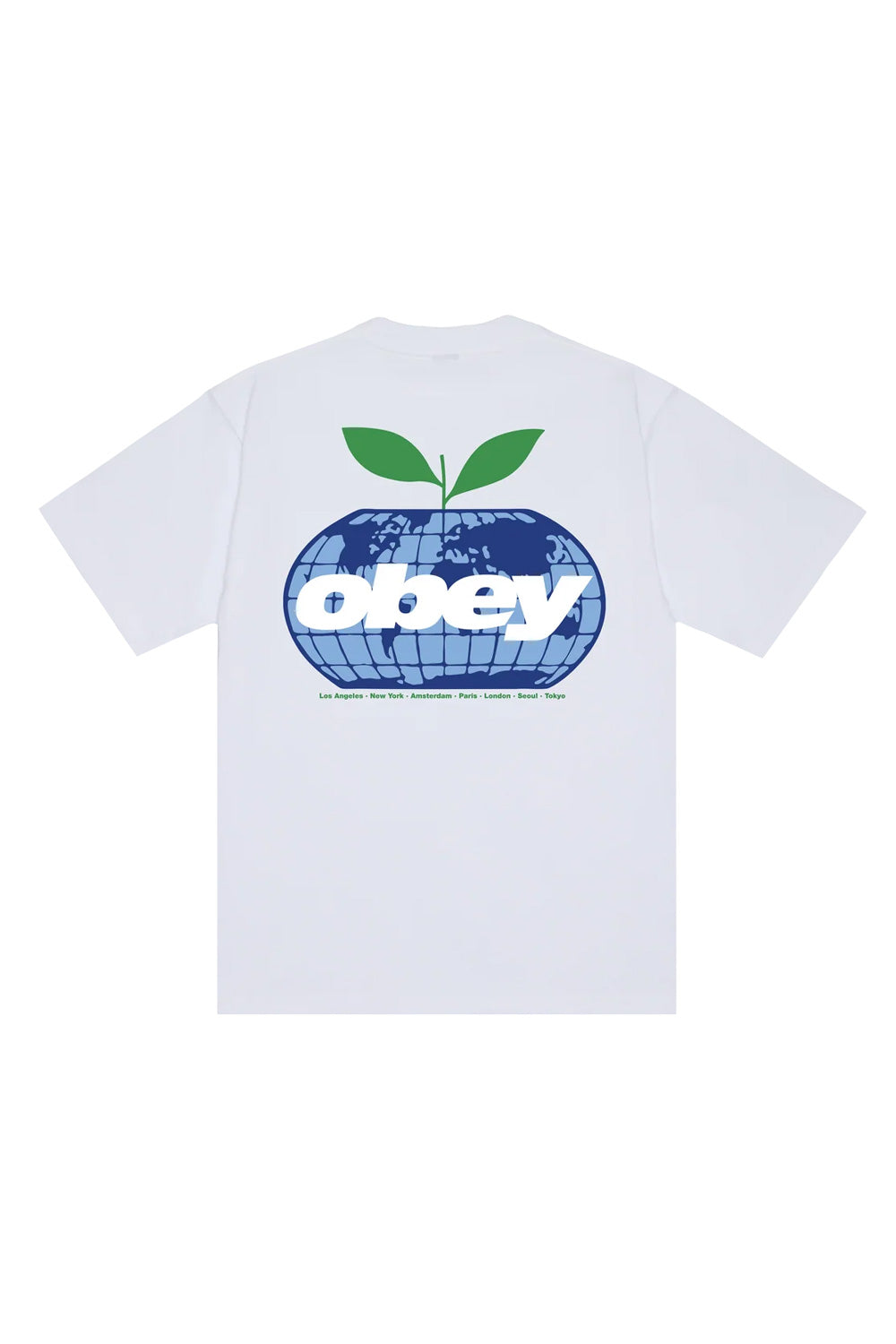 Obey Intercontinental T-Shirt Weiss