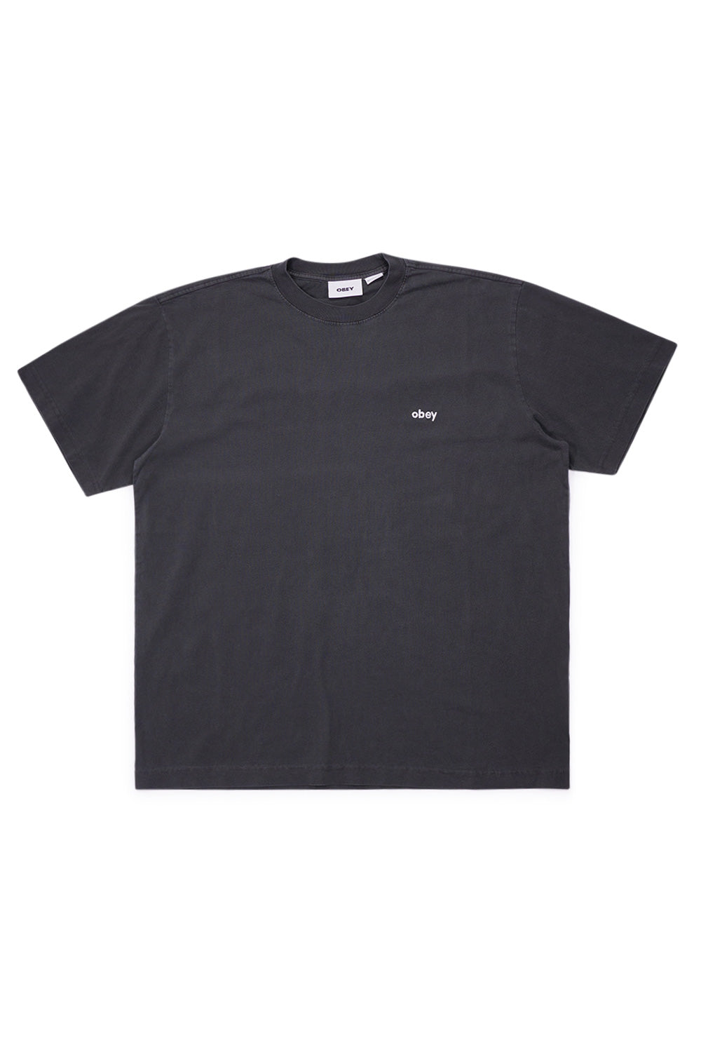 Obey Lowercase Pigment T-Shirt Black - BONKERS