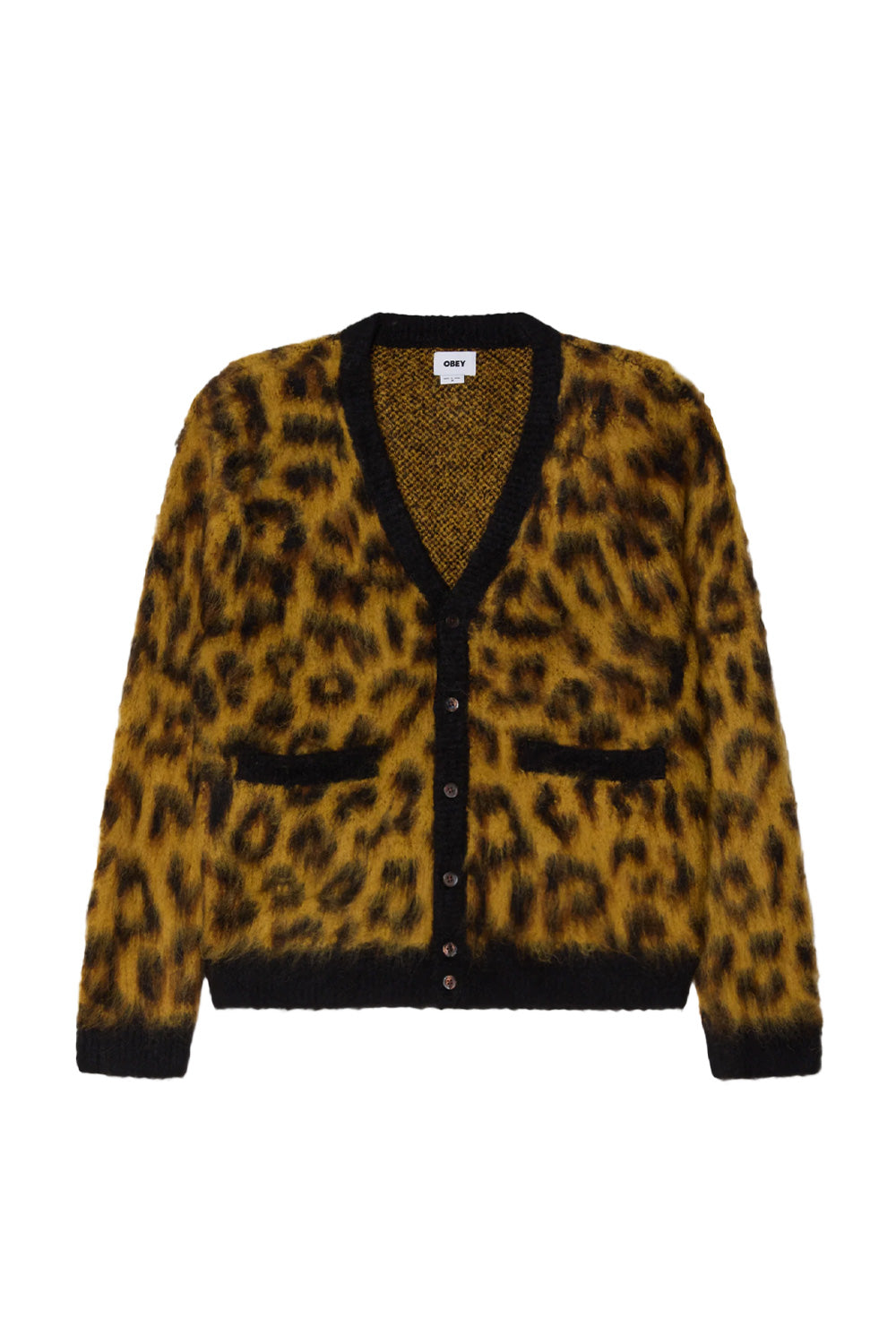Obey Patron Cardigan Leopard - BONKERS