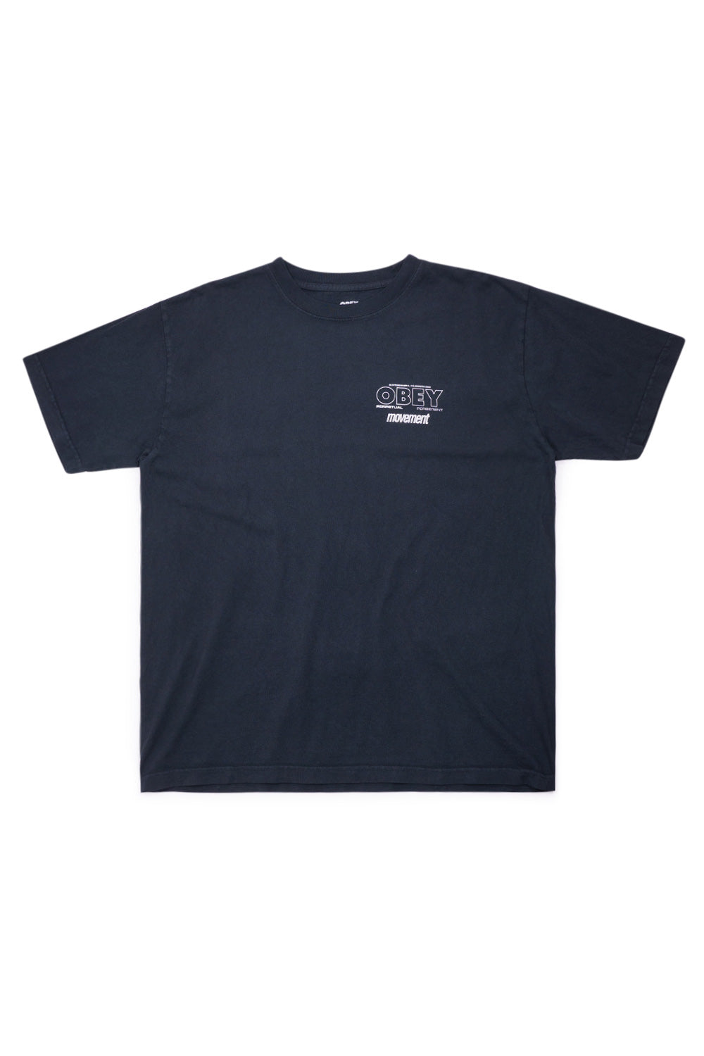 Obey Persistent Movement T-Shirt Pigment Vintage Black - BONKERS