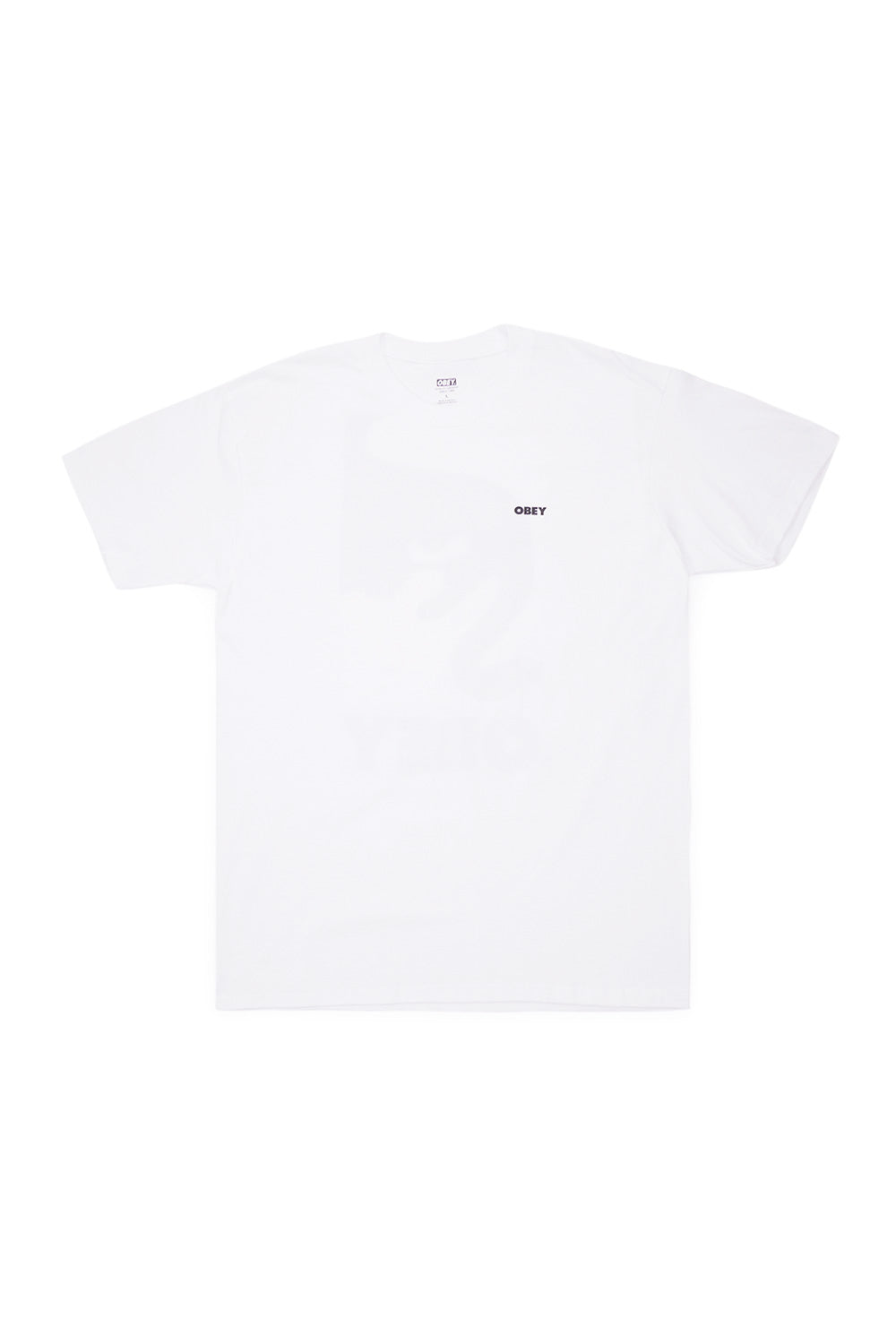 Obey Quarter Icon T-Shirt White - BONKERS