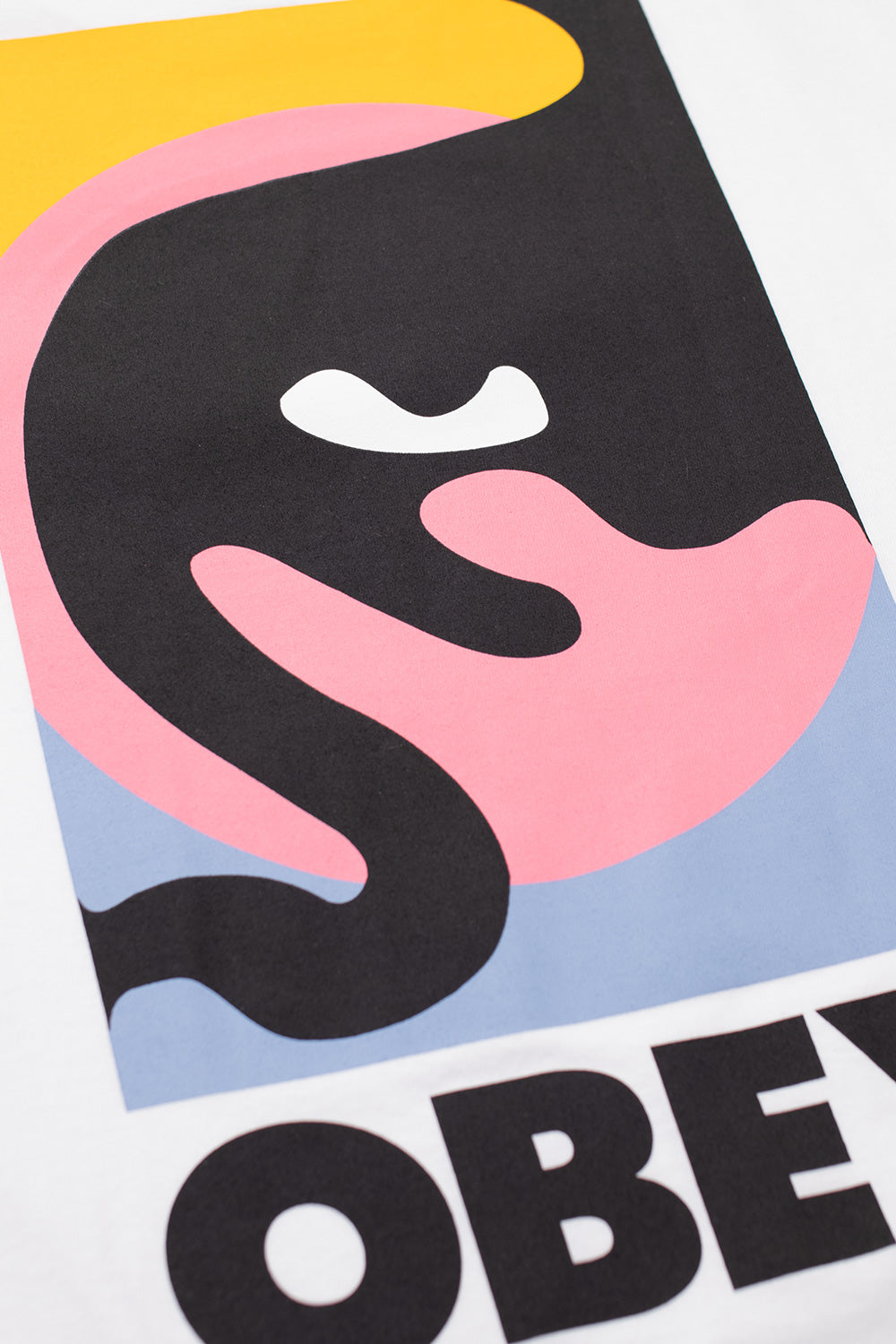 Obey Quarter Icon T-Shirt White - BONKERS