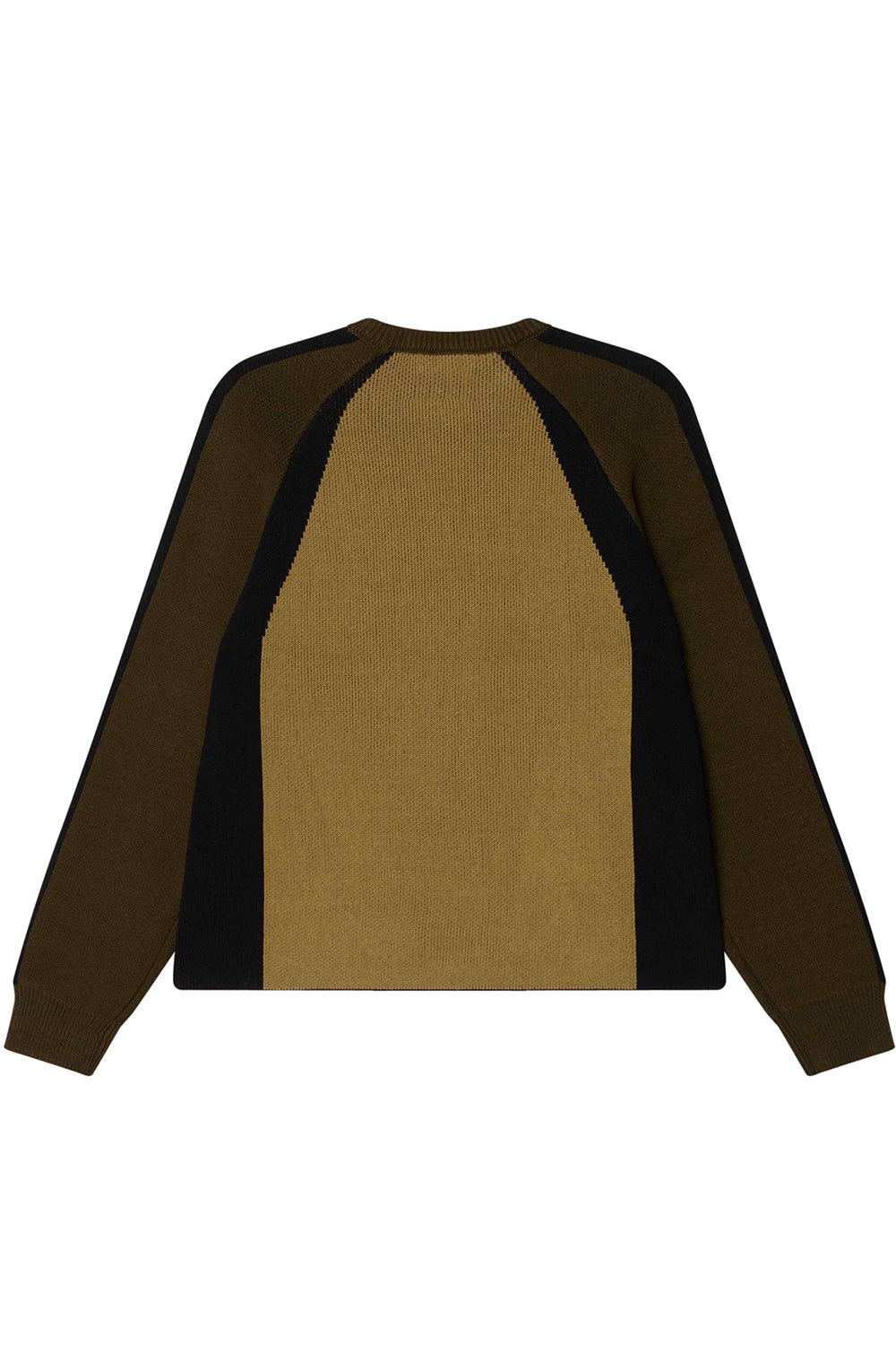 Obey Raglan Crew Neck Sweater Mermaid Green - BONKERS