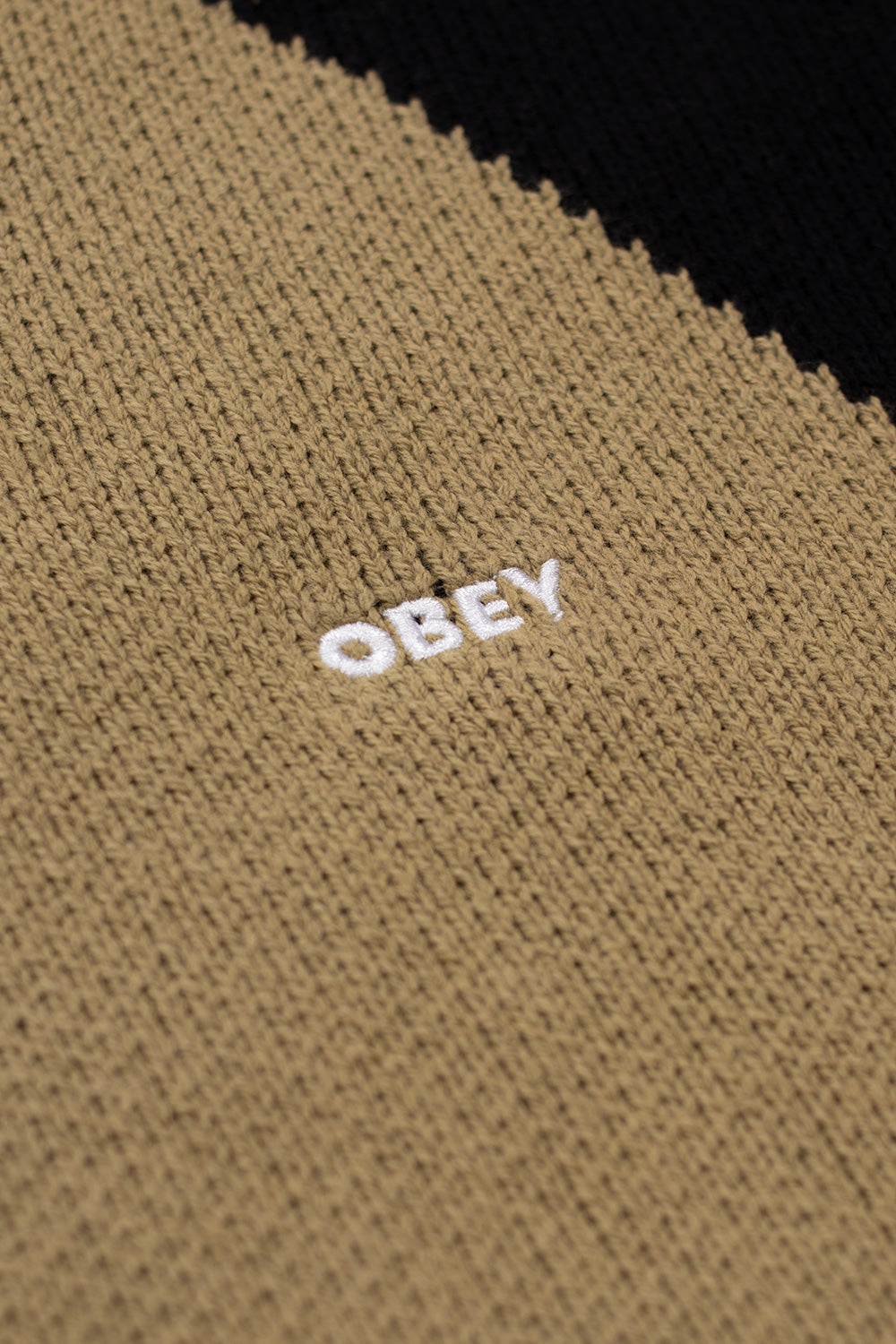 Obey Raglan Crew Neck Sweater Mermaid Green - BONKERS