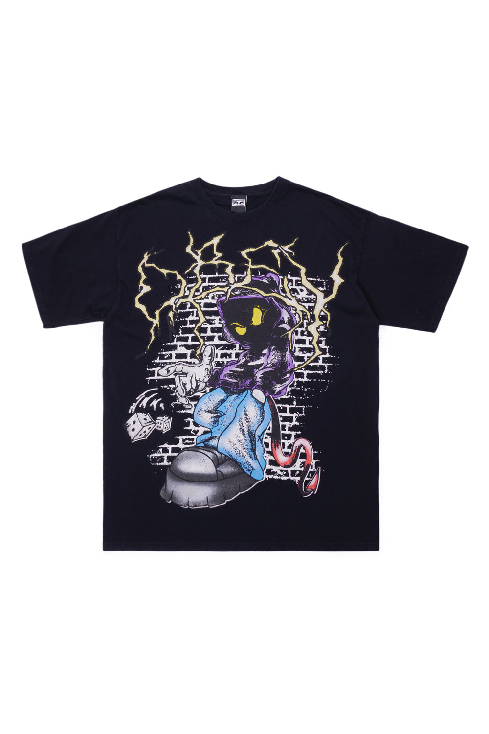 Obey Roll The Dice T-Shirt Black - BONKERS