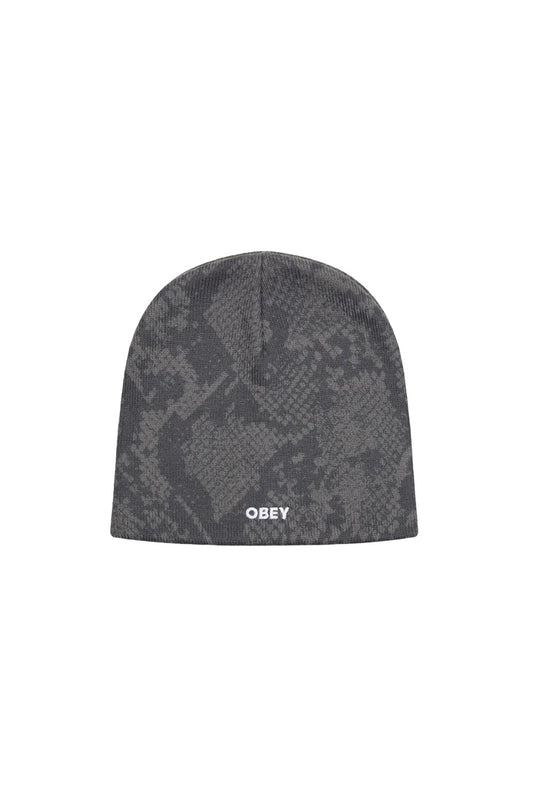 Obey Silo Beanie Snake Skin
