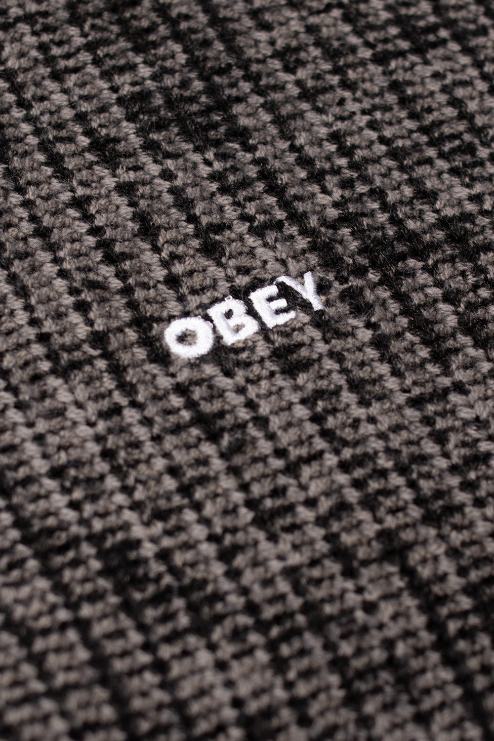Obey Spray Effect Sweater Black - BONKERS