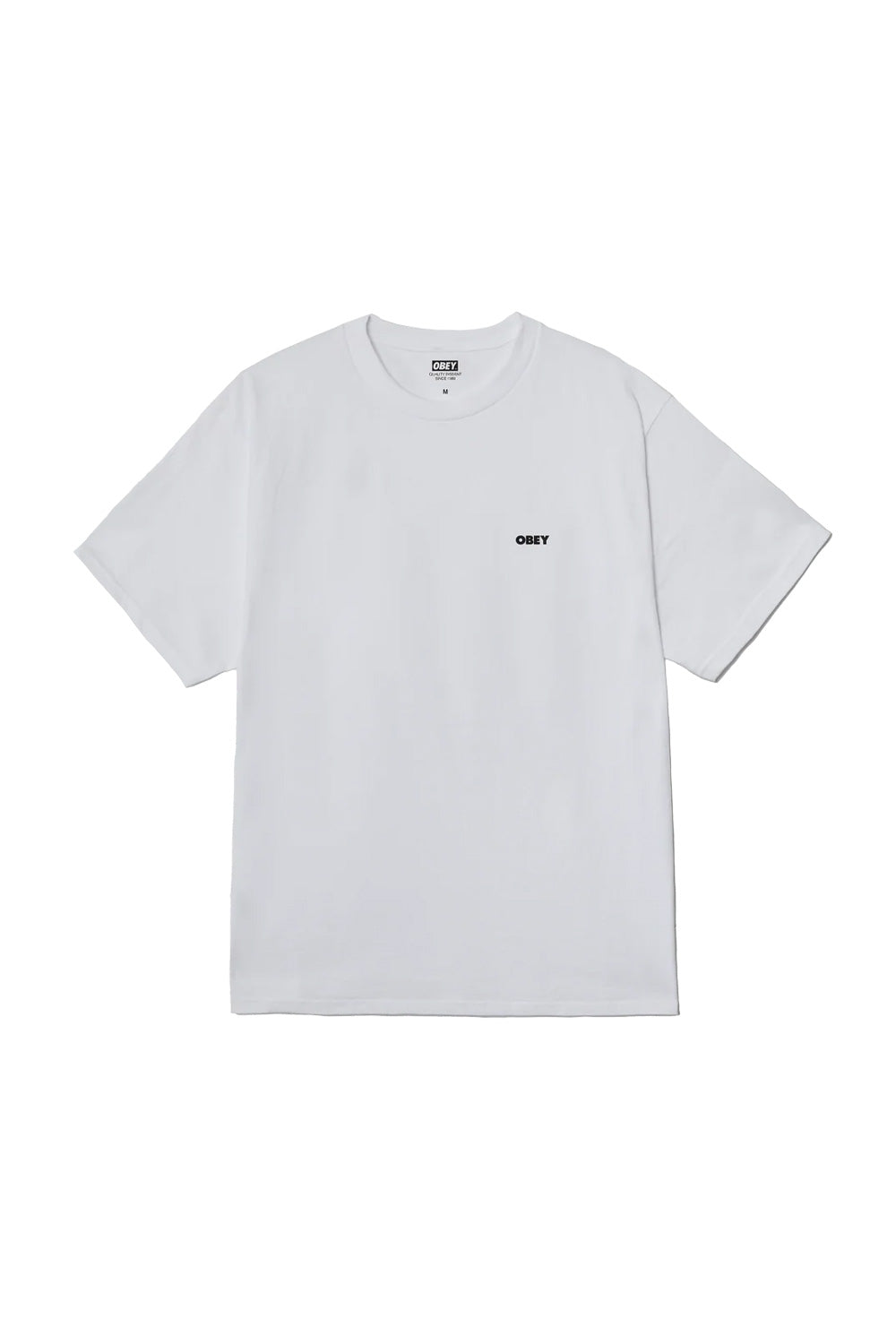 Obey The Medium Is The Massage T-Shirt Weiss