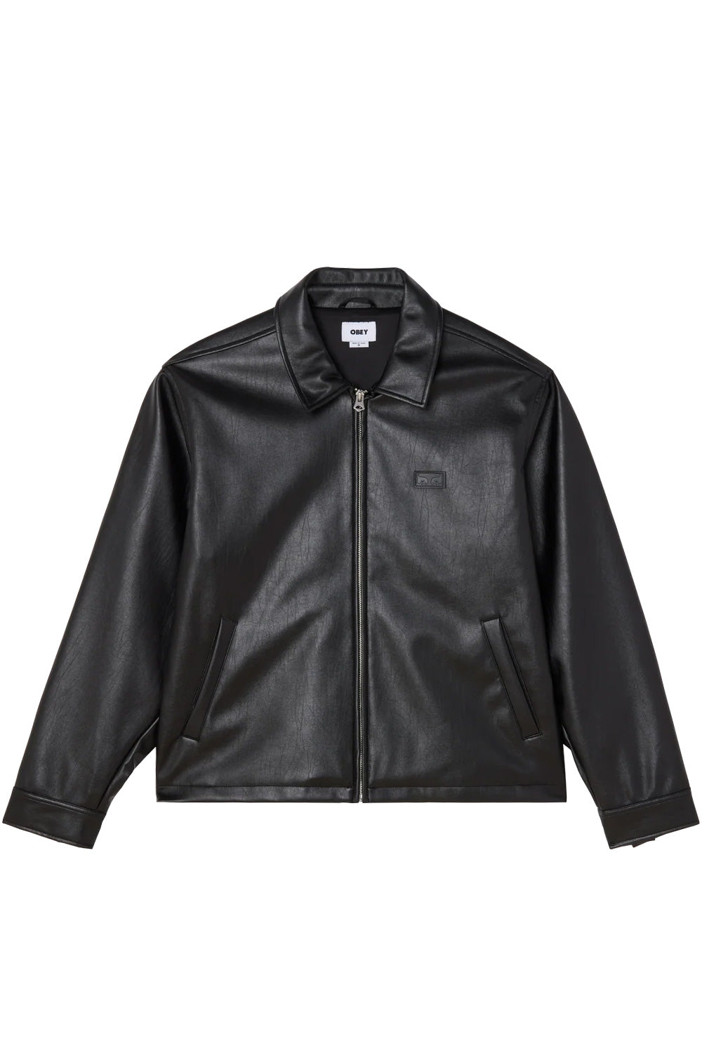 Obey Workman PU Jacket Black