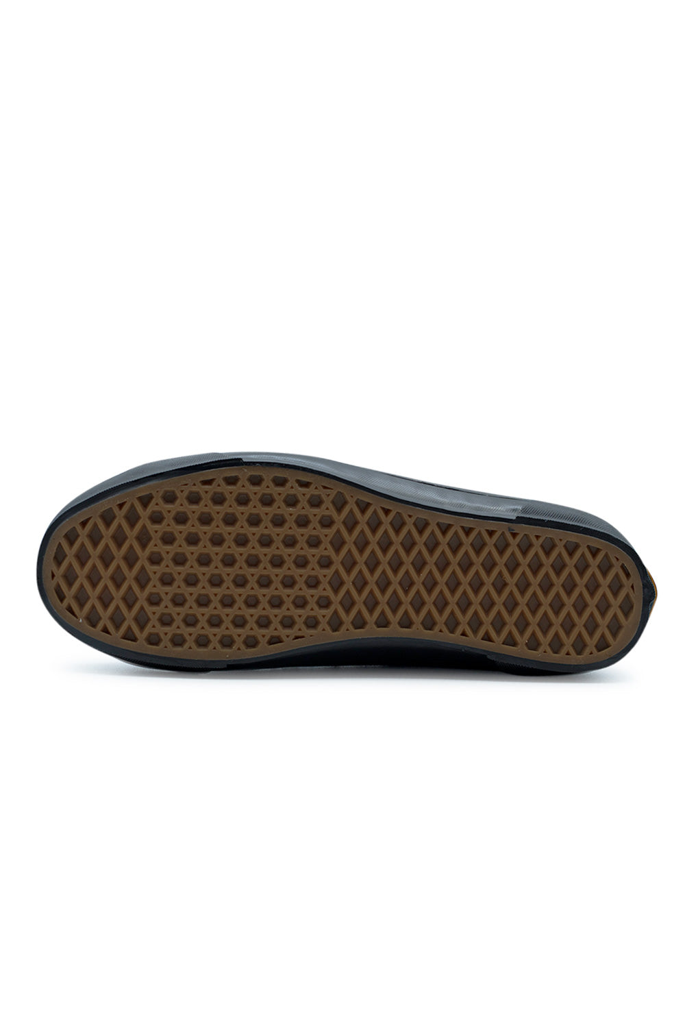 Waffle outsole detail of OTW By Vans Style 31 India Ink Black featuring durable gum traction pattern engineered for skateboarding grip and everyday comfort
