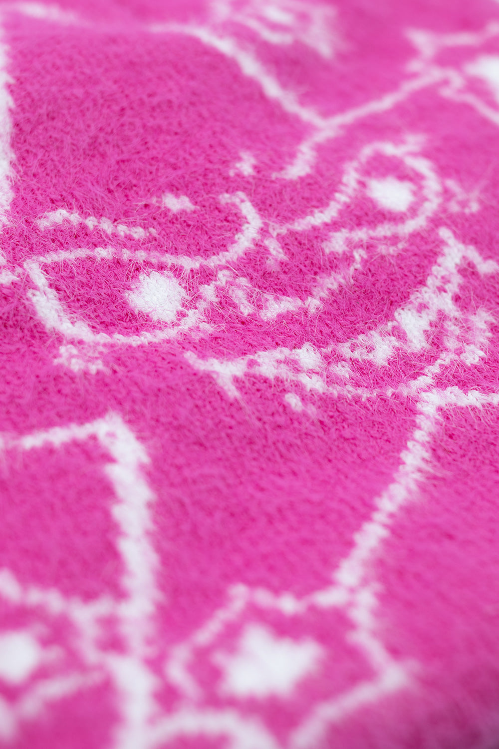 Passion Target Practice Fohair Beanie Pink