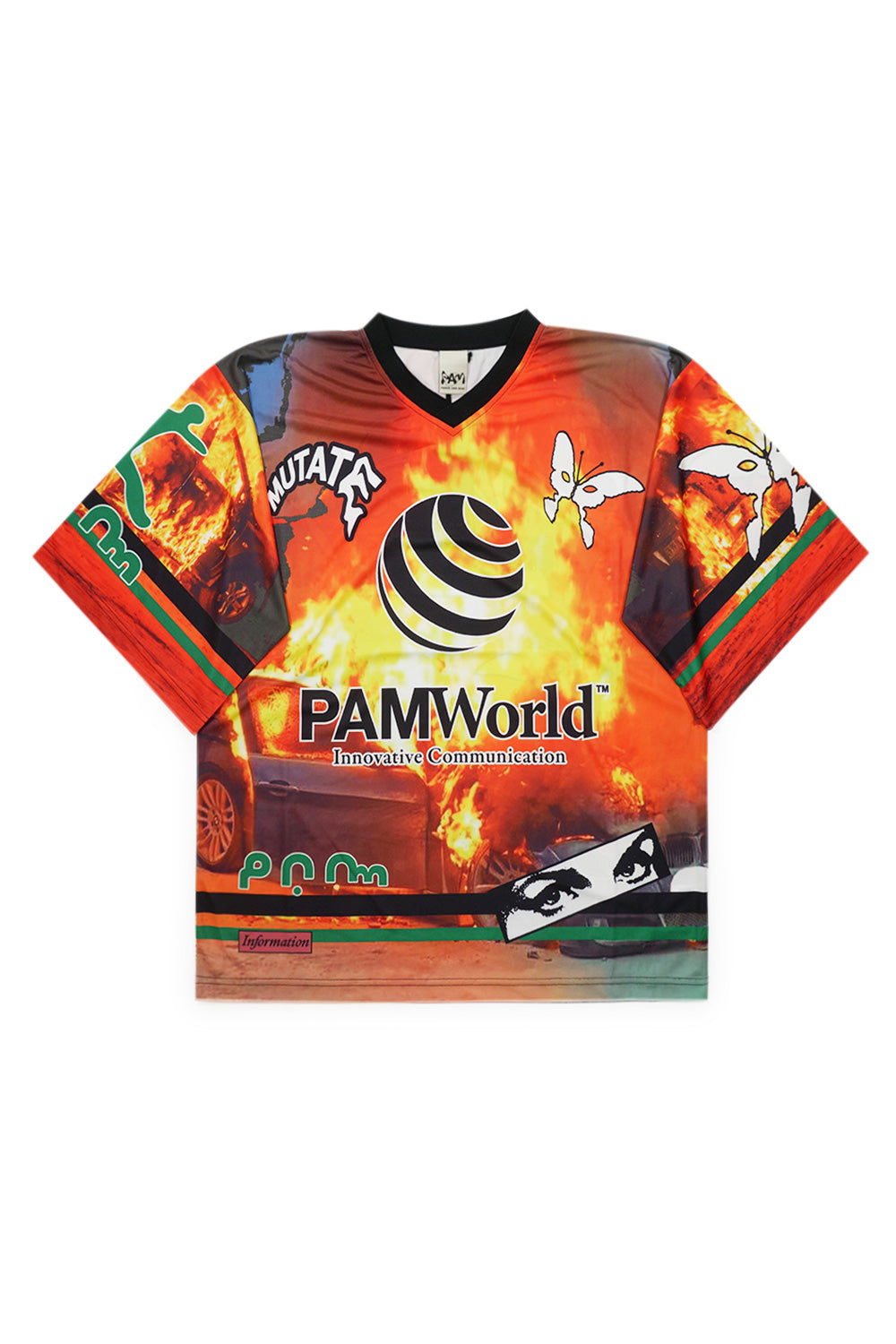 Perks And Mini Escapism Oversized Hockey Jersey Multi - BONKERS