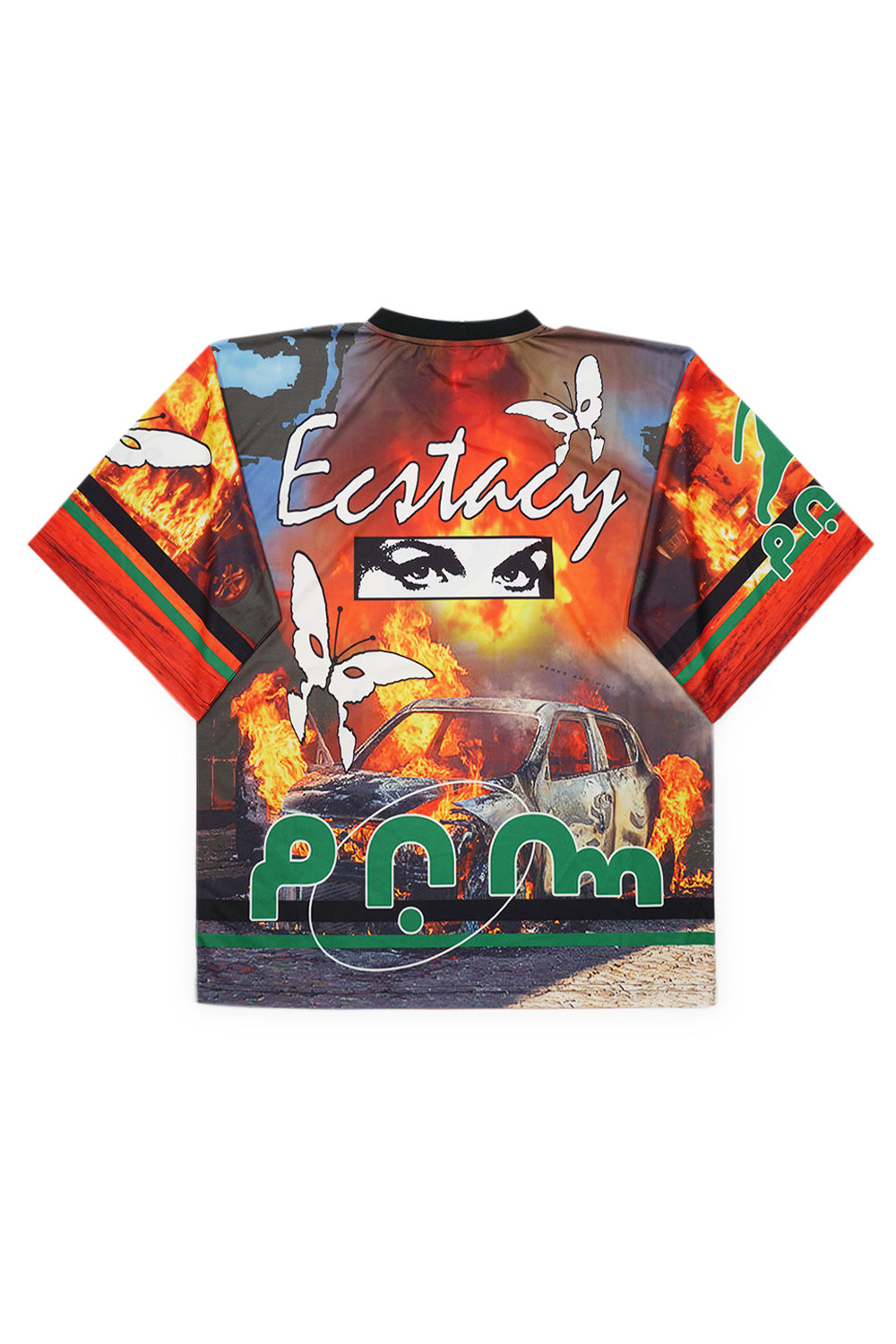 Perks And Mini Escapism Oversized Hockey Jersey Multi - BONKERS