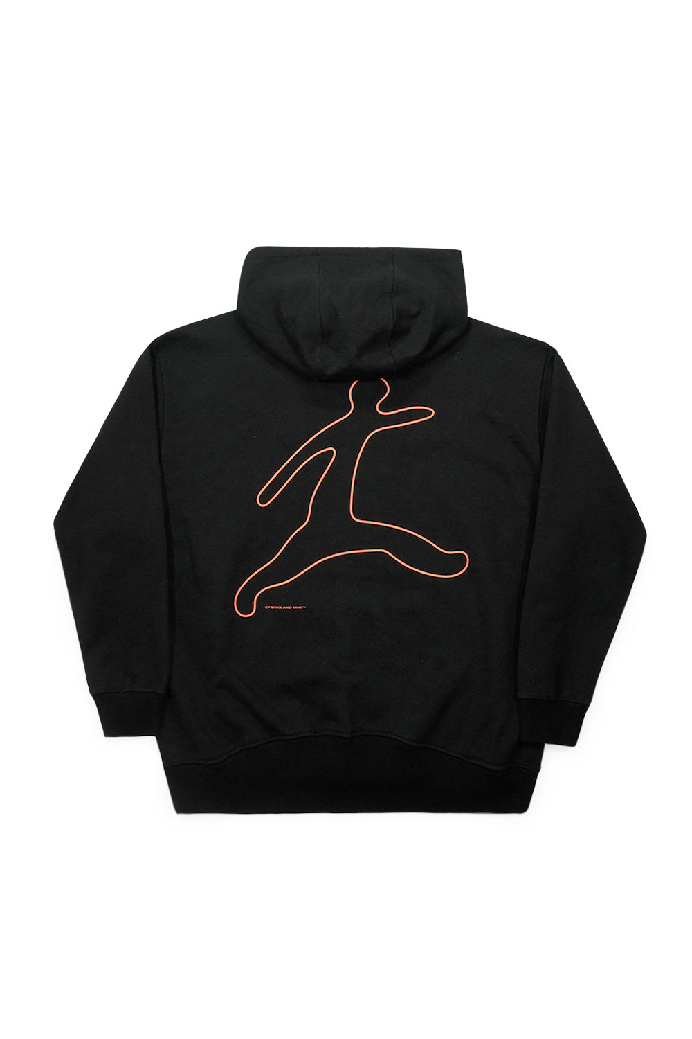 "Rückansicht des Perks and Mini XTC Hooded Sweat – dezente Details und entspannte Passform"