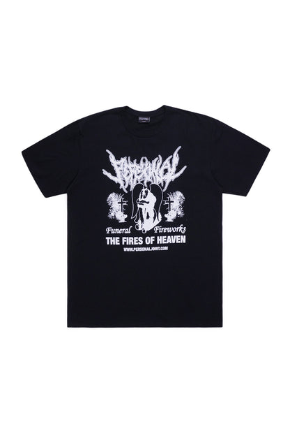 Personal Joint A Funeral Fireworks T-Shirt Schwarz