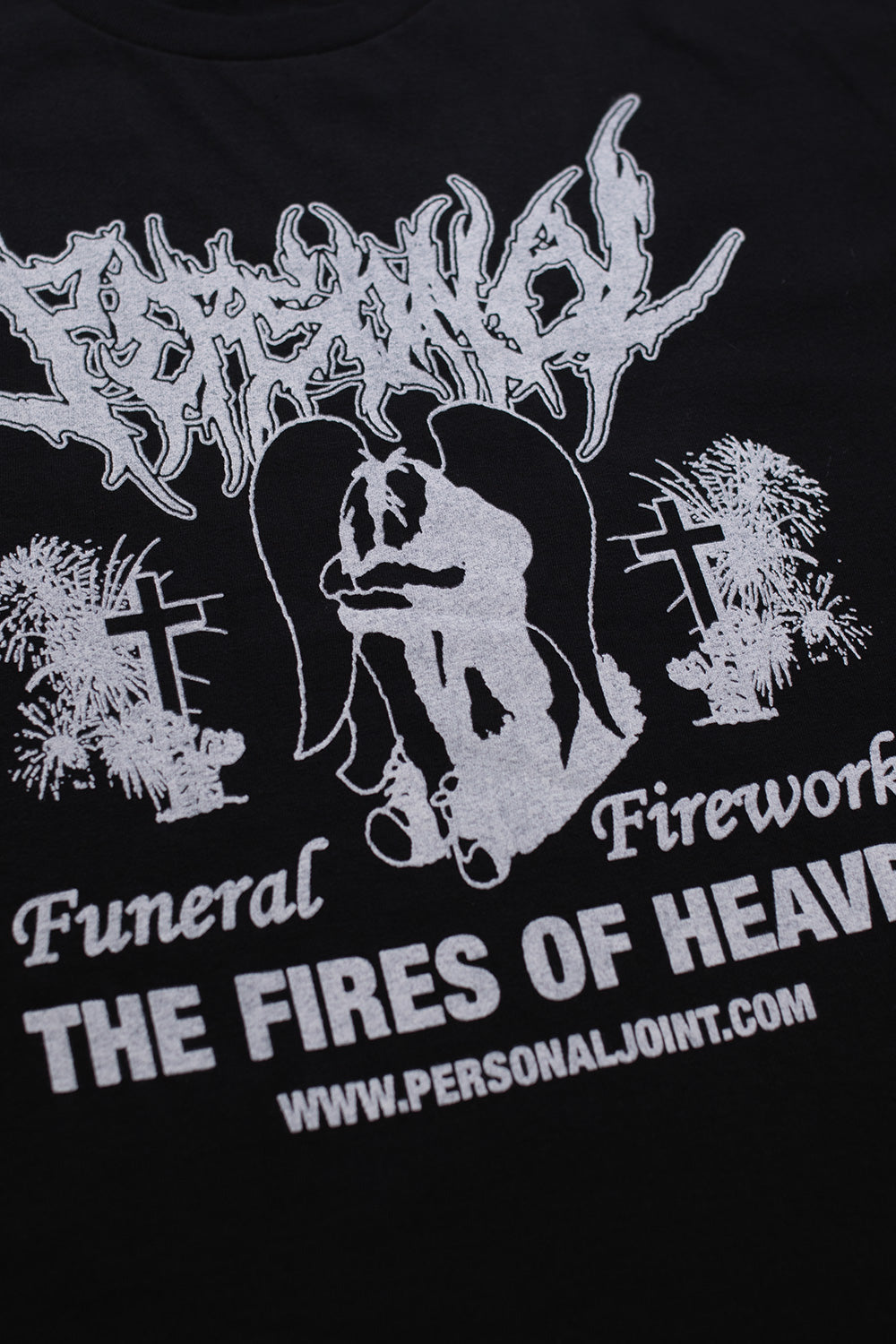 Personal Joint A Funeral Fireworks T-Shirt Schwarz