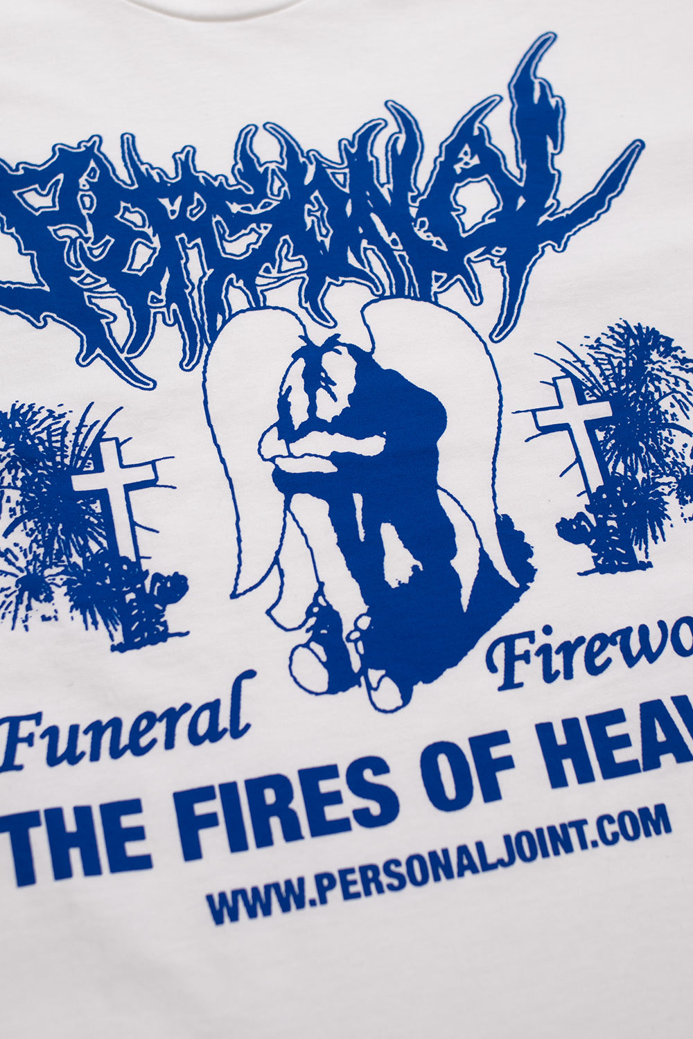 Personal Joint A Funeral Fireworks T-Shirt Weiss