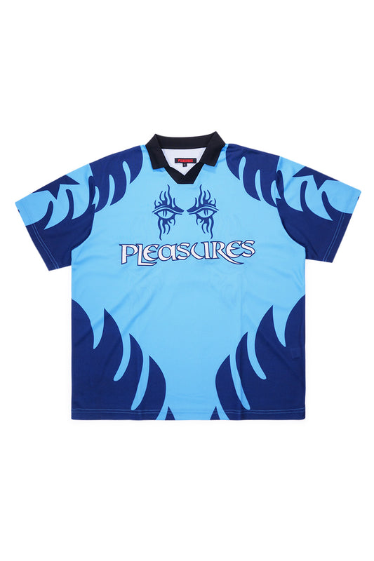 Pleasures Blue Afterlife Fußball Trikot Blau