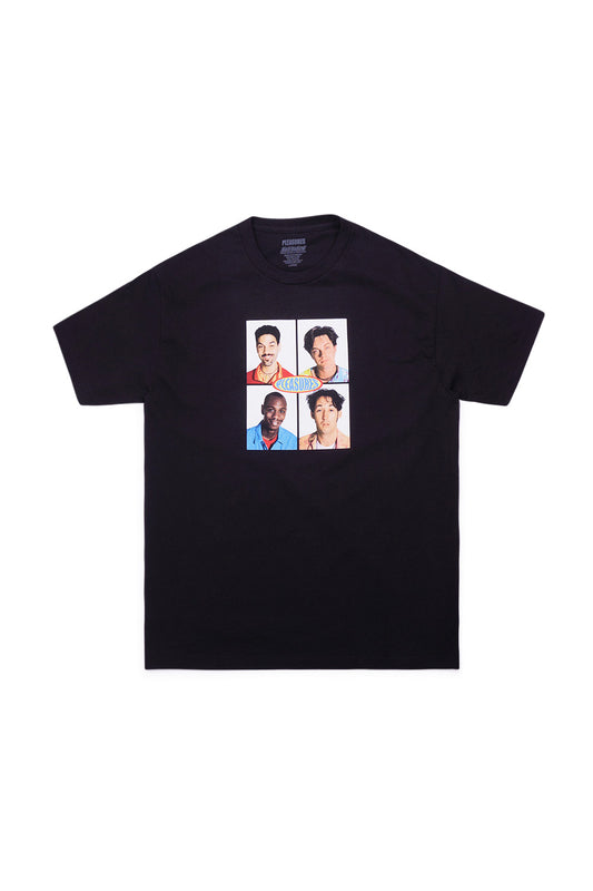 Pleasures X Half Baked Cast T-Shirt Black - BONKERS