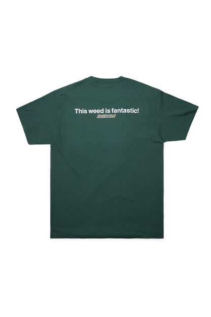 Pleasures X Half Baked Cast T-Shirt Forest Green - BONKERS