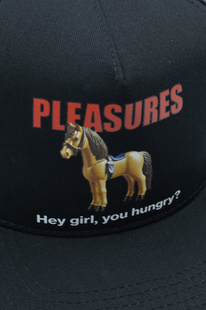 Pleasures X Half Baked Horse Trucker Cap Schwarz