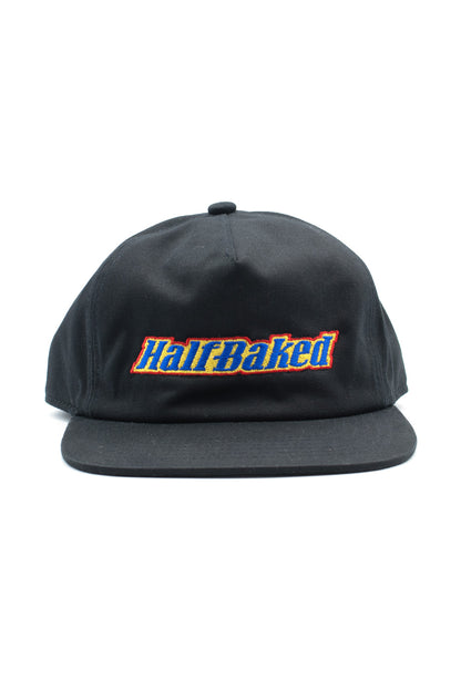 Pleasures X Half Baked Logo Snapback Cap Schwarz