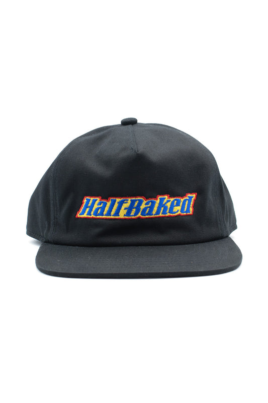 Pleasures X Half Baked Logo Snapback Cap Schwarz