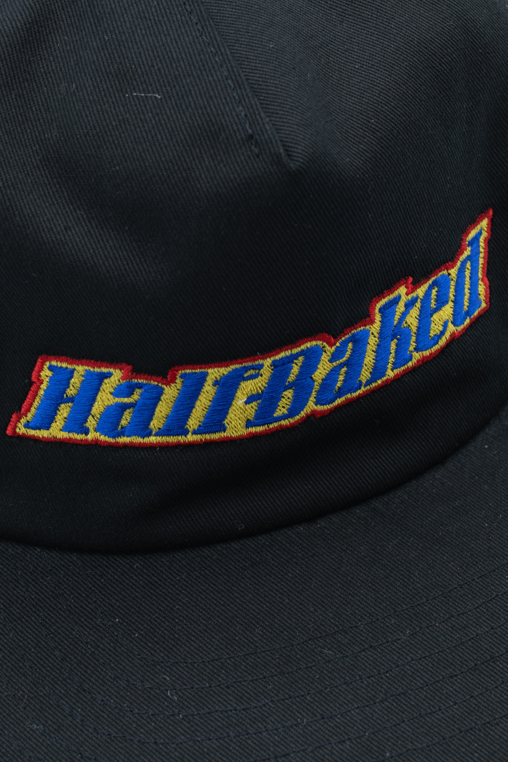 Pleasures X Half Baked Logo Snapback Cap Schwarz