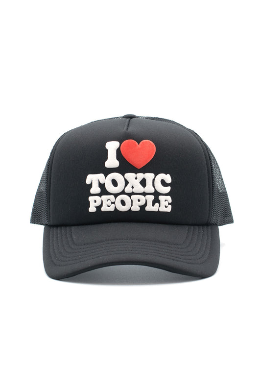 Pleasures Toxic Trucker Cap Black - BONKERS