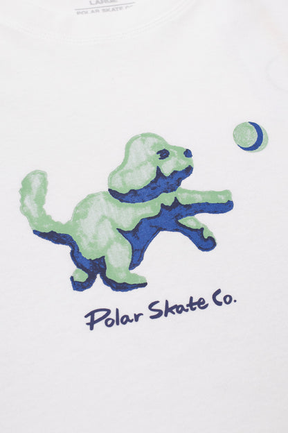 Polar Skate Co. Ball T-Shirt White - BONKERS