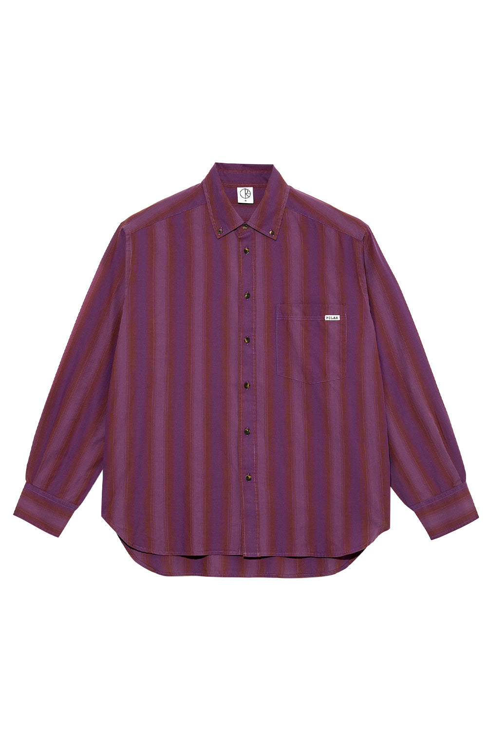 Polar Skate Co. Ben LS Shirt Purple Stripe - BONKERS