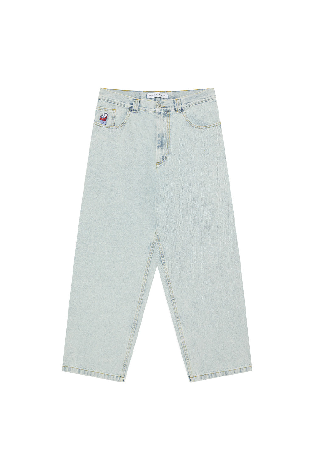 Polar Skate Co. Big Boy Pants Light Blue (OG Logo) - BONKERS
