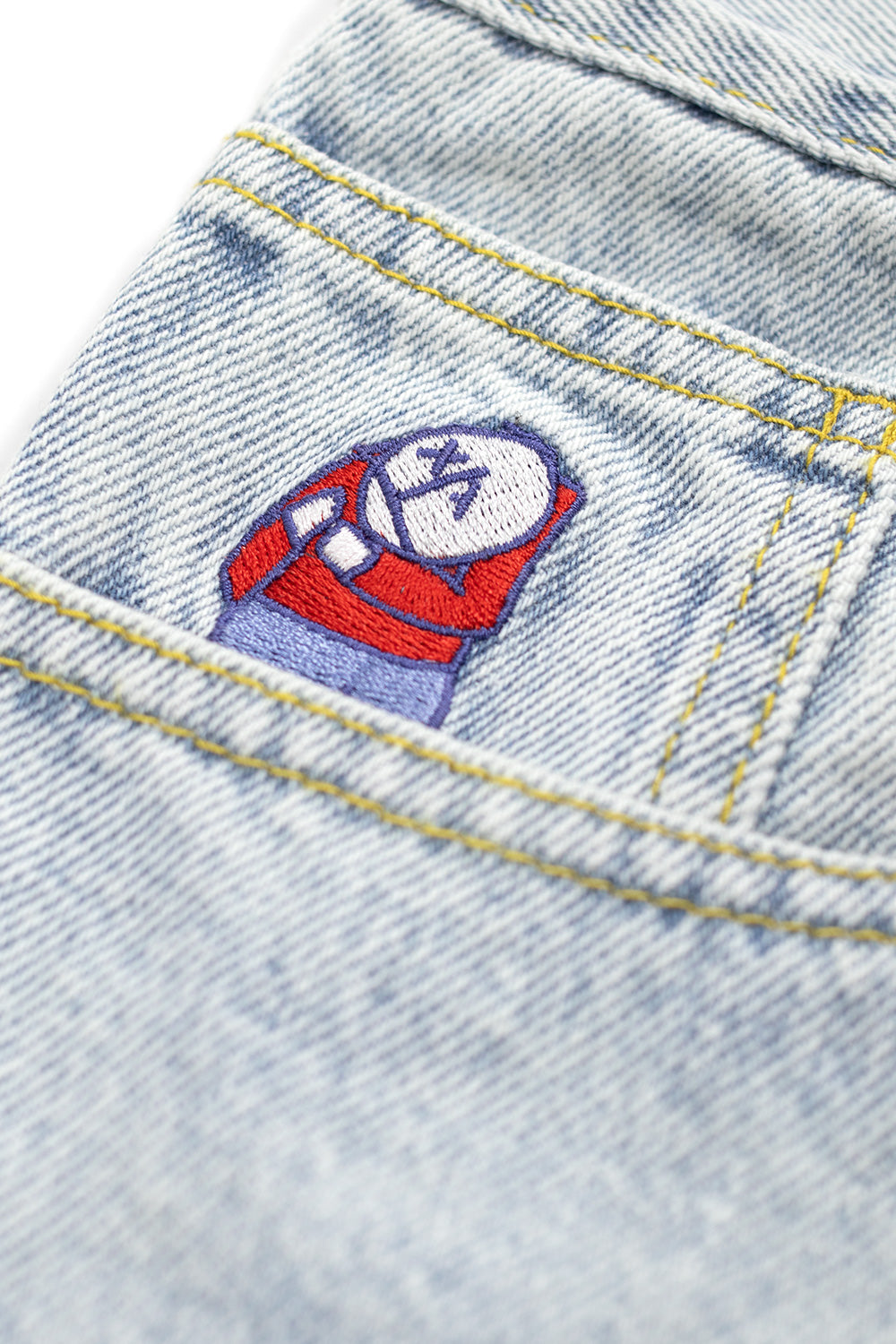 Polar Skate Co. Big Boy Pants Light Blue (OG Logo) - BONKERS