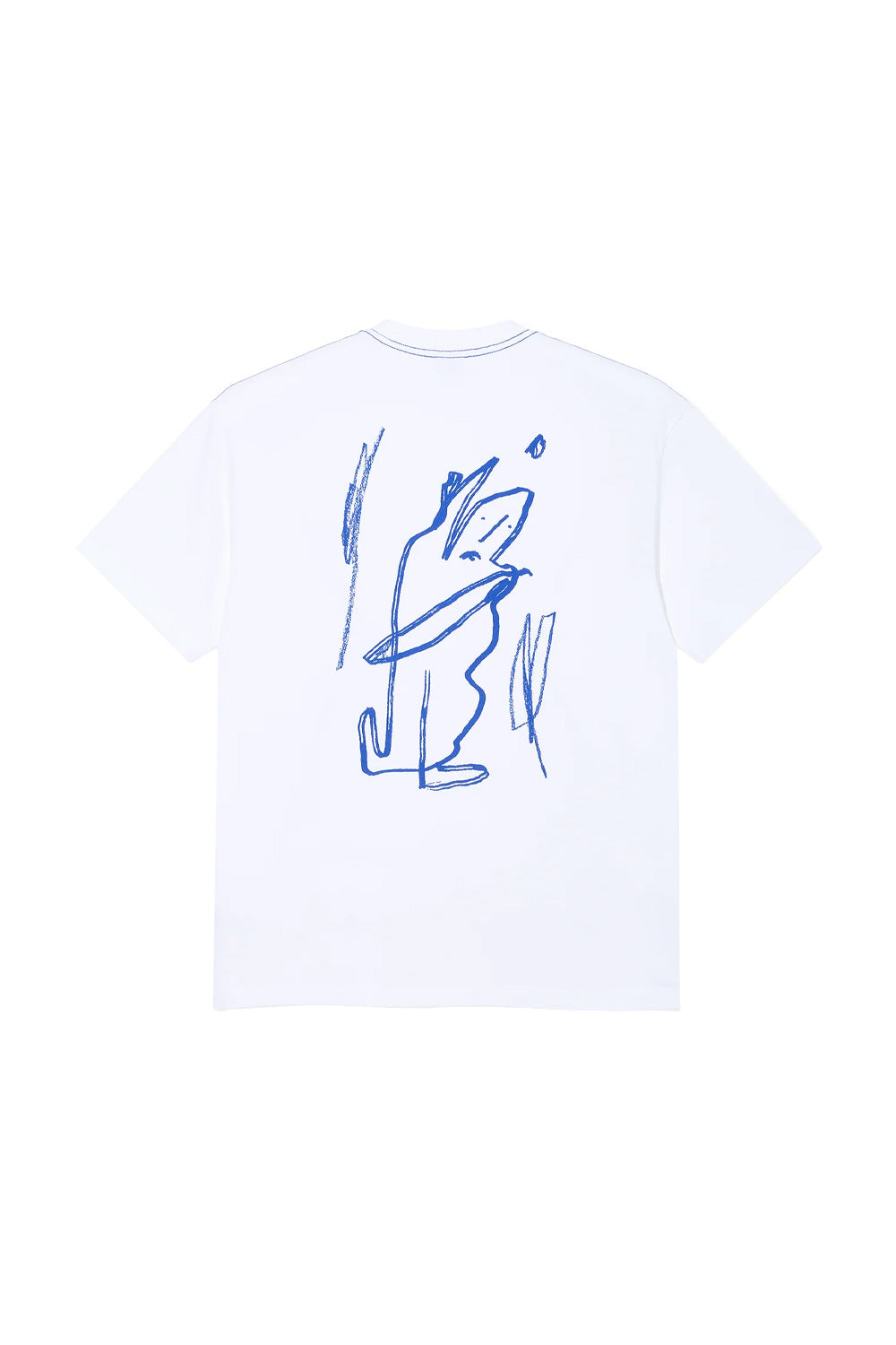 Polar Skate Co. Doodle T-Shirt White / Ultramarine