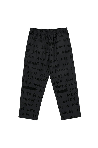 Polar Skate Co. Sad Notes Surf Pants Graphite