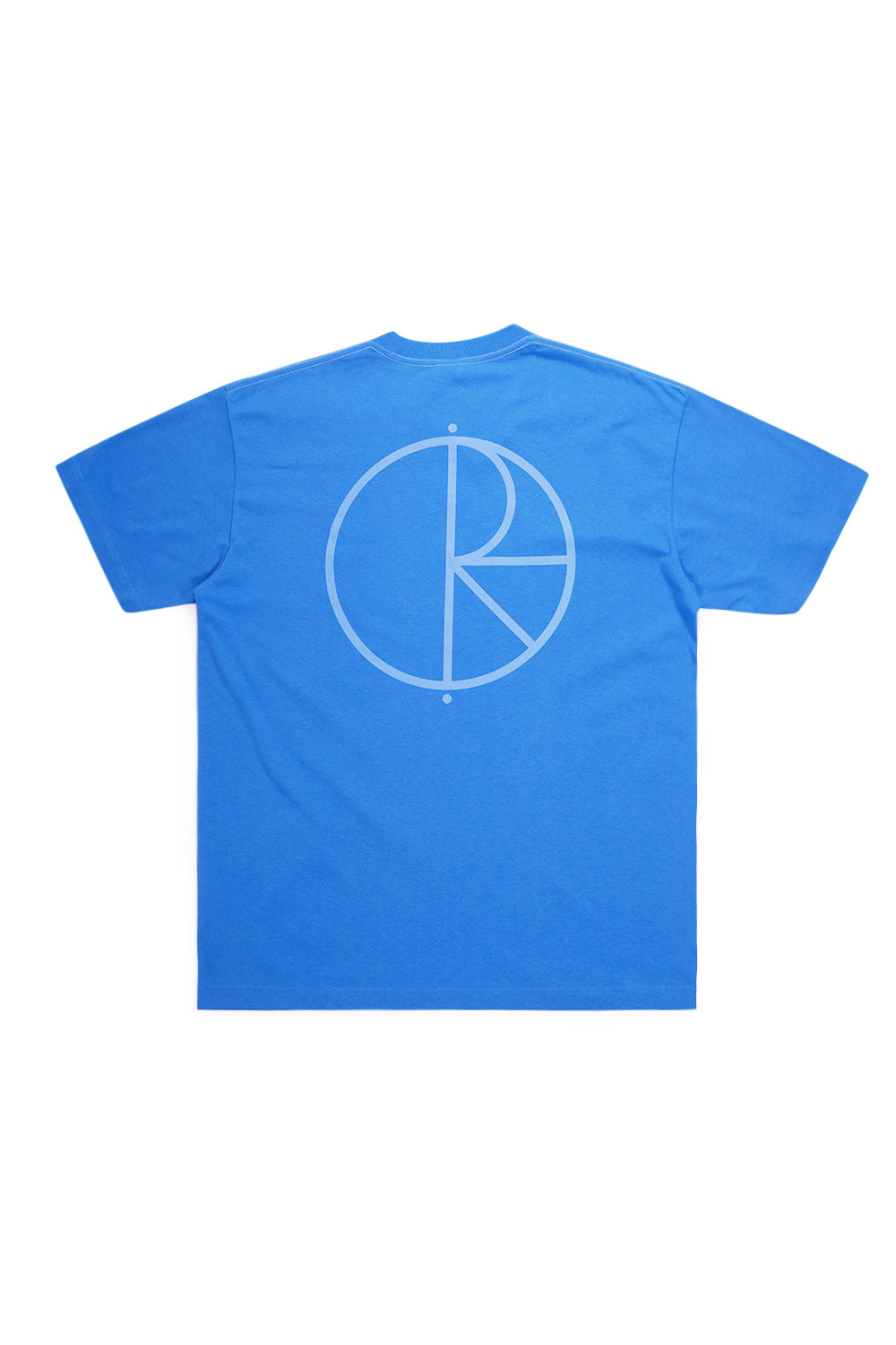 Polar Skate Co. Stroke Logo Contrast T-Shirt – French Blue Skate-Tee mit kontrastierendem Logo