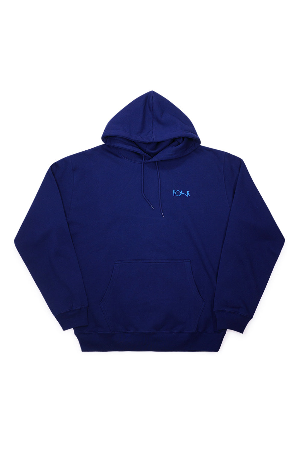 Polar Skate Co. Stroke Logo Dave Hoodie Dark Blue - BONKERS