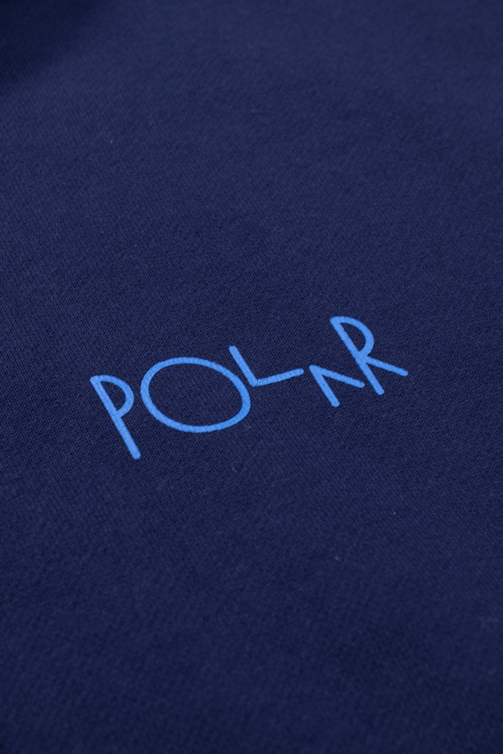 Polar Skate Co. Stroke Logo Dave Hoodie Dark Blue - BONKERS