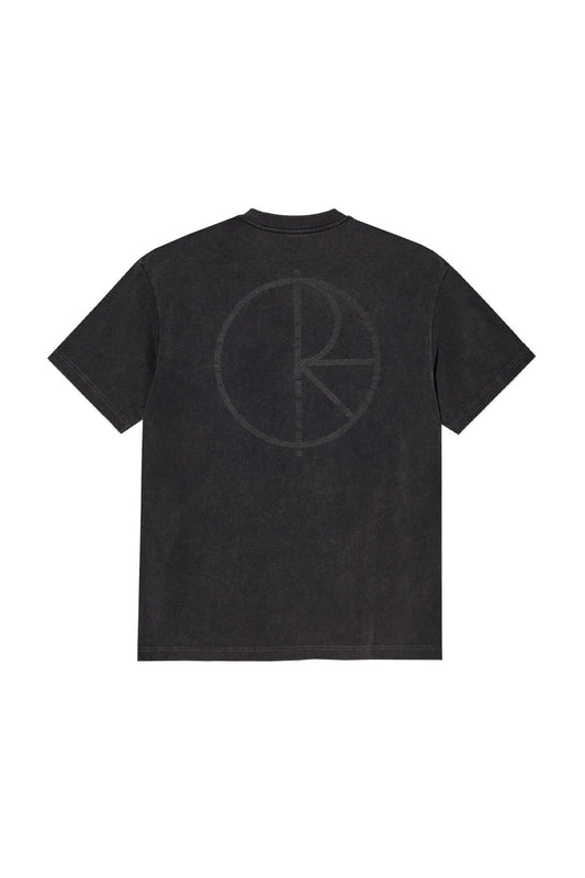 Polar Skate Co. Stroke Logo T-Shirt Zilver Zwart / Zwart