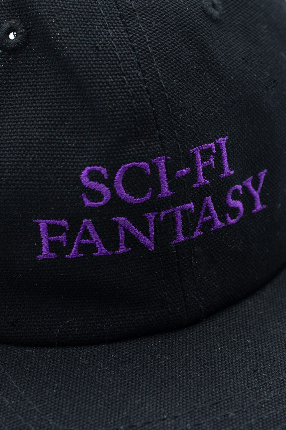 Sci-Fi Fantasy Logo 6 Panel Cap Black - BONKERS