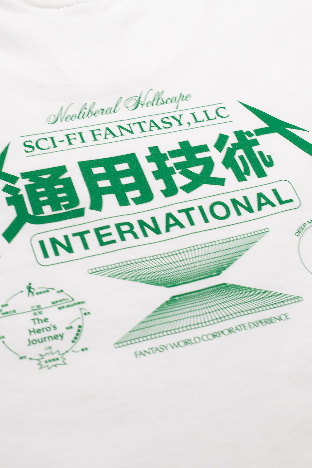 Sci-Fi Fantasy Neoliberal T-Shirt Weiss