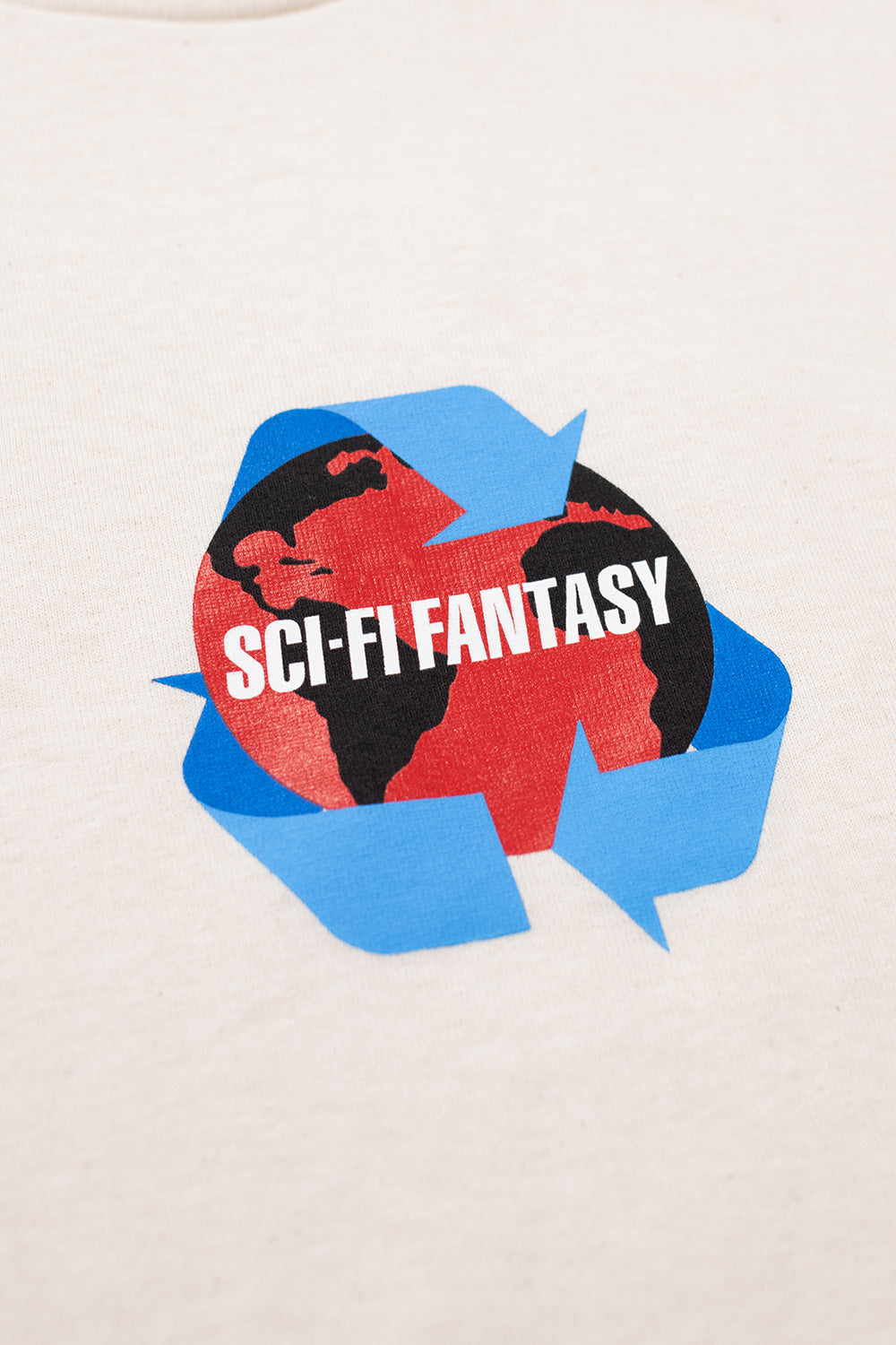 Sci-Fi Fantasy Recycle T-Shirt Natural - BONKERS