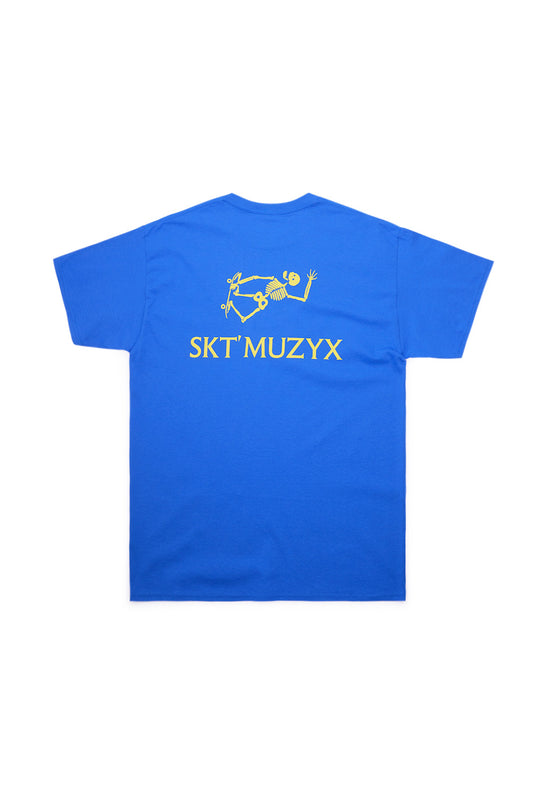 Skate Muzik Adventure T-Shirt Königsblau