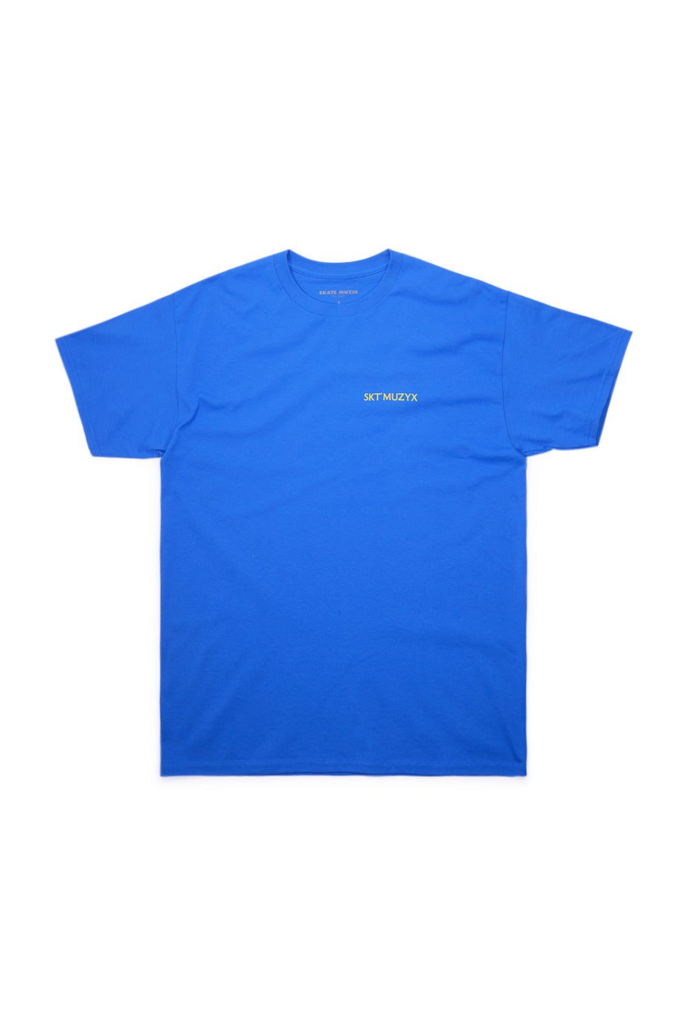 Skate Muzik Adventure T-Shirt Royal Blue - BONKERS