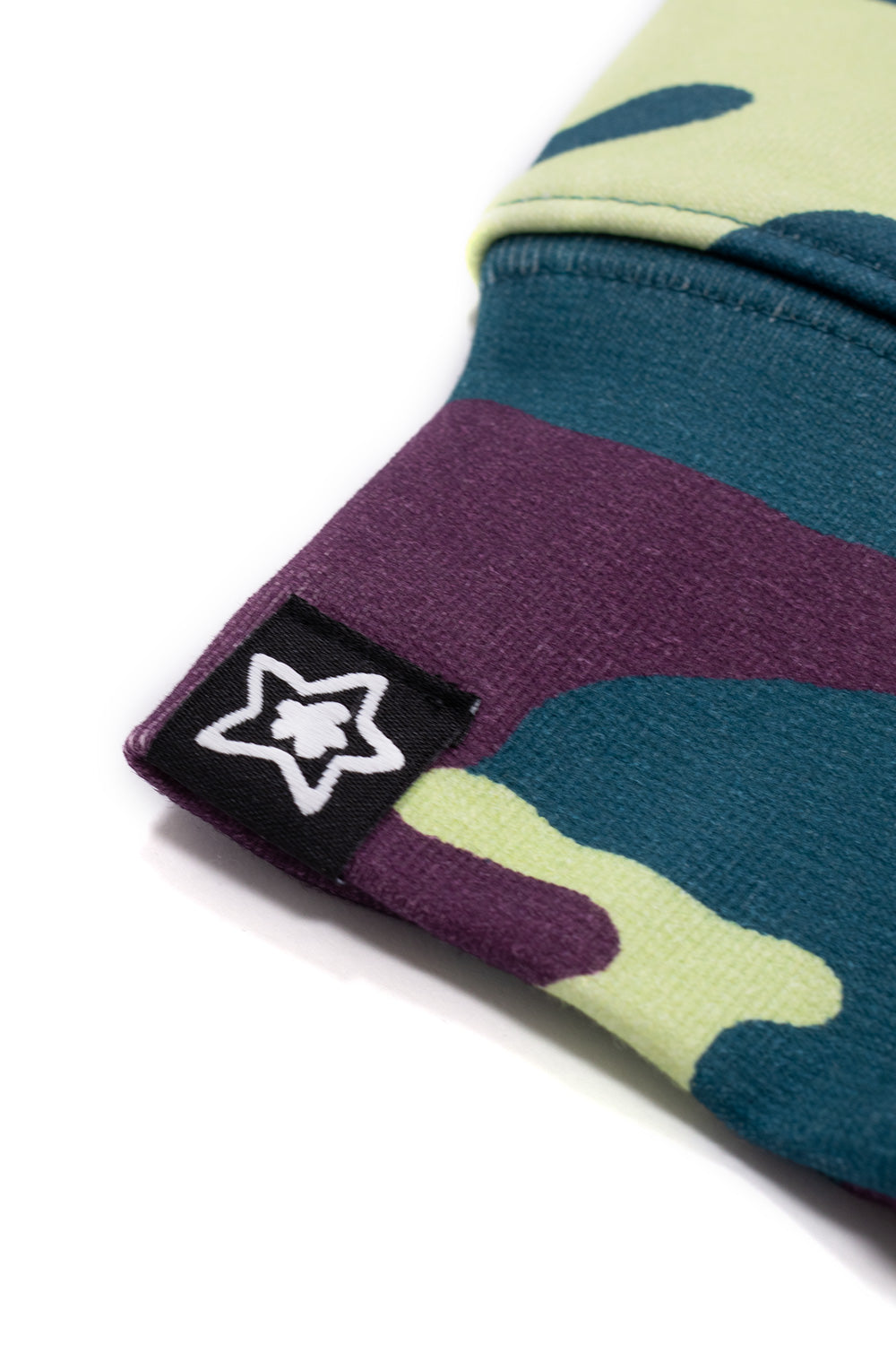 Star Team Camo Full Zip Hoodie Blue - BONKERS